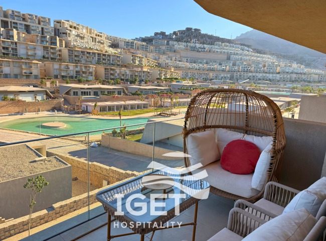 Image of 3-Bedroom Chalet with Lagoon & Partial Sea View – IL Monte Galala